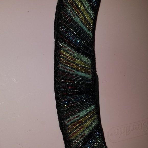 Art Deco Style Vintage La Regale Beaded Belt - Picture 5 of 7
